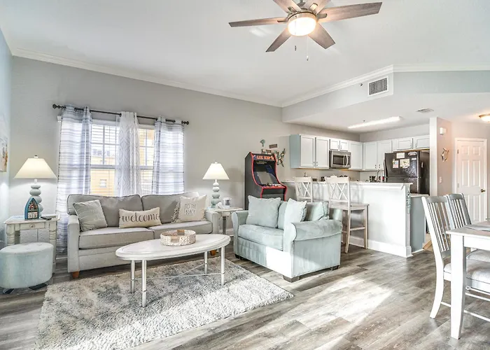Waterfront Treasure Island Condo With Arcade