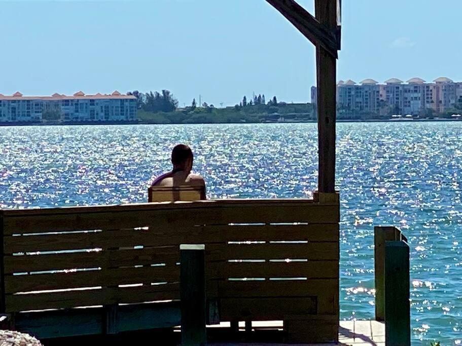 Beautiful Waterfront With Amazing View Of Boca Ciega Bay, Private Beach, Dock With Excellent Fishing & Beautiful Sunrises! *