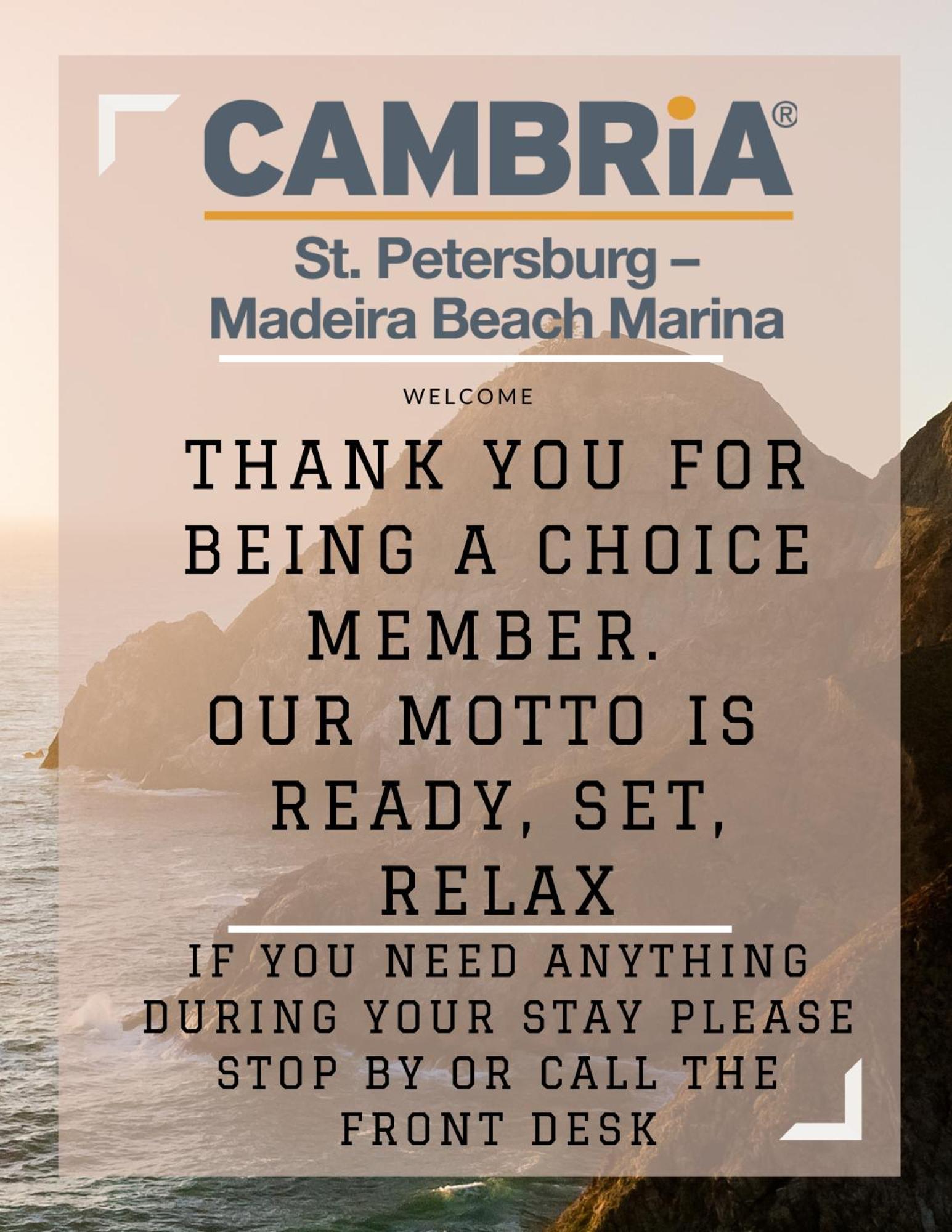 Hotel Cambria St Petersburg-madeira Marina