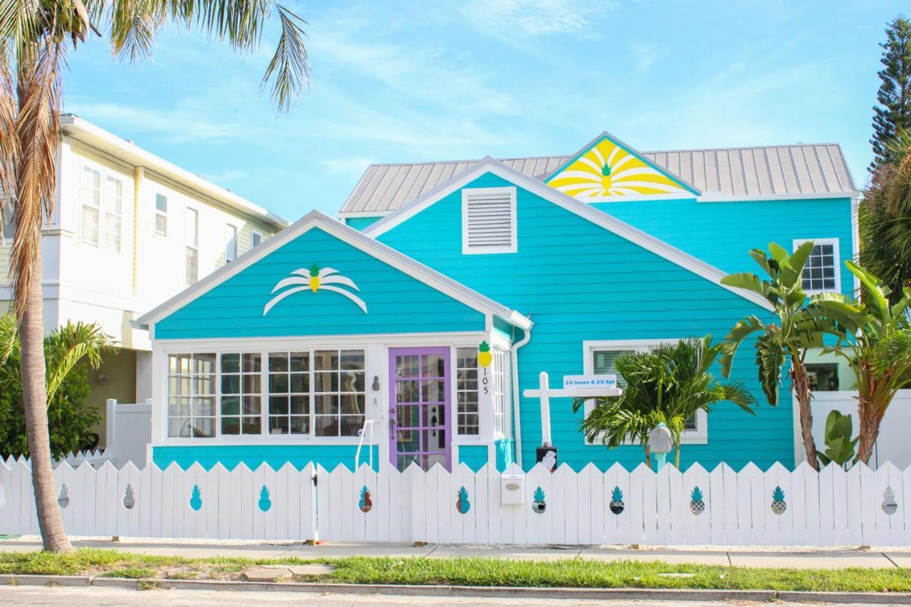 Historic Pass-a-grille Pineapple House 105-21h By Tech Travel *