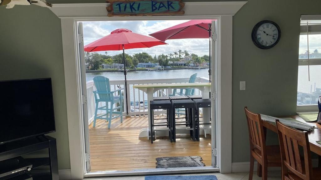 What A View Overlooking Boga Ciaga Bay Intercostal Waterway On Treasure Island