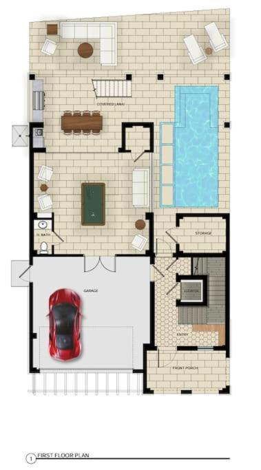 Villa Brand New On Sunset With Pool St. Pete Beach